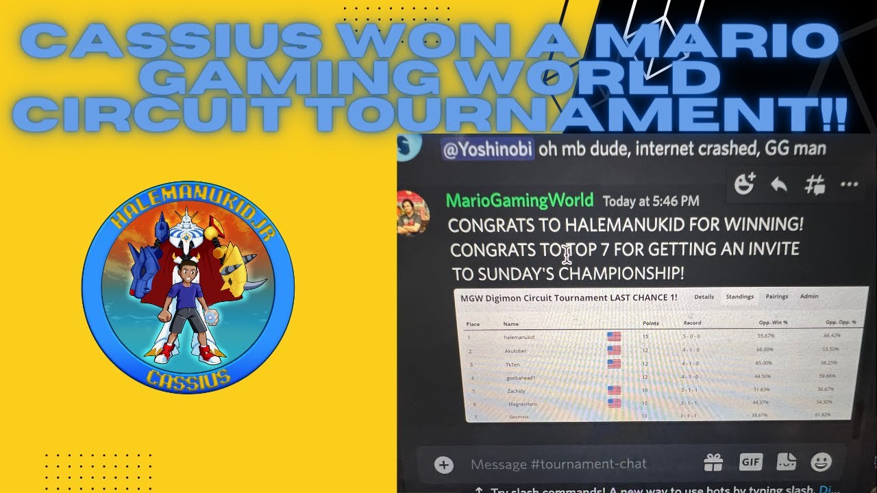 9 Year Old Wins Mario Gaming World's Digimon Circuit Qualifier Tournament!