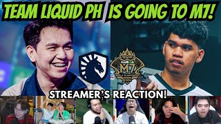 Team Liquid Ph Are Going To M7 After Defeating TNC Pro Team! Streamer's Reaction!
