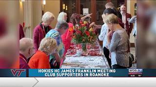 Virginia Tech Head Coach James Franklin Meets Club Supporters in Roanoke