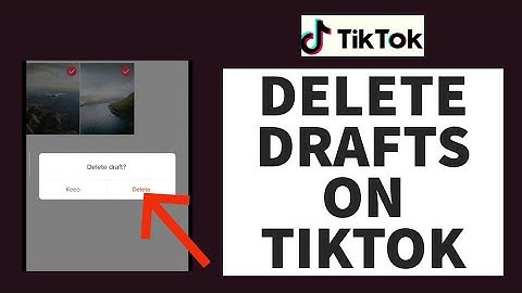 How To Delete Drafts On TikTok (2023) iPhone & Android