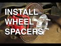 How to PROPERLY Install Wheel Spacers