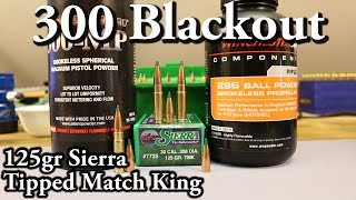 300 BLK - 125gr Sierra Tipped Match King