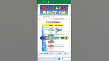 IFERROR Explained! Avoid Excel Errors Like a Pro #viralshorts