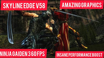 Skyline edge v58 ninja gaiden 60 fps gameplay #skylineedge #nintendoswitch #emulator