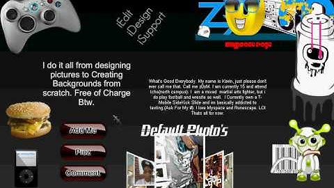 My First Myspace Background