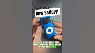 How to replace the battery on an iPod nano 2nd gen. #ipod #apple #repair