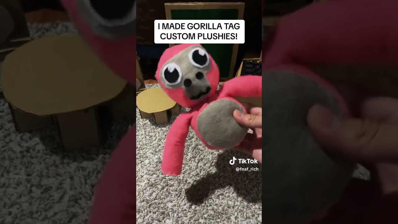 I Made GORILLA TAG Custom Plushies! #gorillatag #plush #shorts