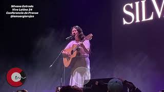 Silvana Estrada estrena canción en la conferencia del VL24