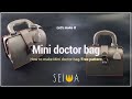 [가죽공예, Leather Craft, レザークラフト] 미니 다레스백(닥터백) 만들기 (Making a Mini doctor bag)/패턴공유/FREE PATTERN