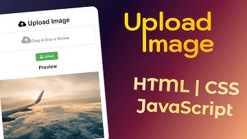 Mastering Image Upload: HTML, CSS, and JS Tutorial
