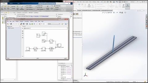 Simple Inverted Pendulum Simulation using SimMechanics with SolidWorks CAD and PID Control