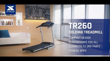 Train with Bluetooth FTMS and 10 Levels of Electronic Incline on the XTERRA TR260 Smart Treadmill