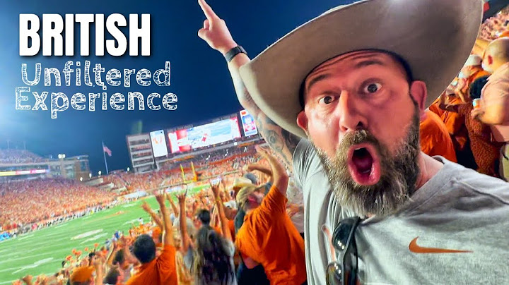 British People's First SEC Football Game - TEXAS vs GEORGIA (unfiltered)
