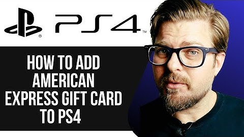 HOW TO ADD AMERICAN EXPRESS GIFT CARD TO PS4 - 2025 |