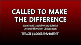 Called To Make the Difference | Tenor | Vocal Guide by Ptr. Susito Mahinay