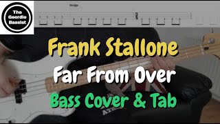 Frank Stallone - Far From Over (staying alive soundtrack)  - Bass cover and tab