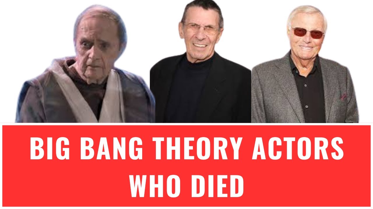 Death Of Big Bang Theory Actor