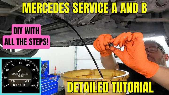 Mercedes service A and B (every step in high definition)...you can do this and save hundreds!!!