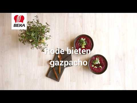 Video: Gazpacho Met Paprika En Rode Biet