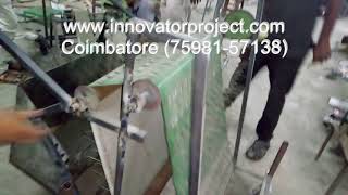 design and fabrication of beach cleaning machine project / beach cleaning robot project
