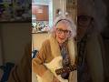 Throw back to this legend!!! Everyone meet our new guitar player…PURPLE! AKA Justin’s grandma 😆