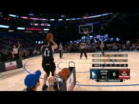Foot Locker Three Point Contest Kevin Love S Final Round 