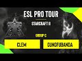 SC2 - Clem vs. GunGFuBanDa - DH SC2 Masters - Summer 2020 - Group C - EU
