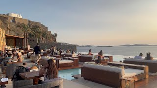 Experience Mykonos Best Sunset At Zuma Fine Dining With A View