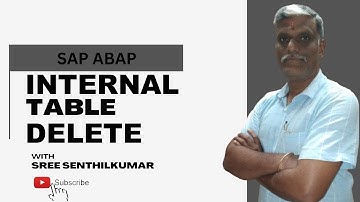 SAP ABAP Delete Simple and Efficient in English