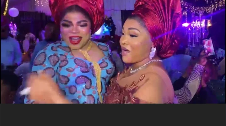 MOMENTS MERCY AIGBE HUG BOBRISKY AT ALESH SANNI 30th BIRTHDAY