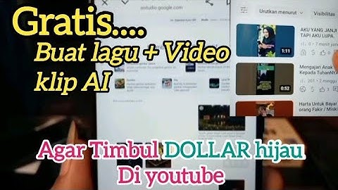 Thumbnail of FREE, Create 100% AI video clip songs, So that green dollars can appear.