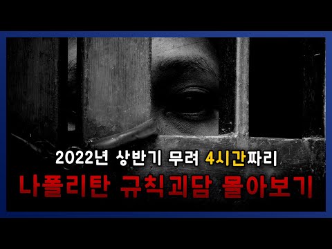 잠 잘 때 게임할 때 듣기 좋은 4시간 나폴리탄 모음집 세모미 공포 라디오 규칙 괴담 