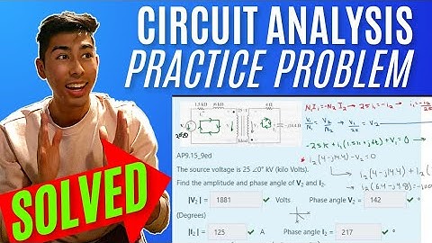 Networks Analysis | Ch.9 Sinusoidal Steady-State Analysis | AP9.15_9ed : The sinusoidal source is...