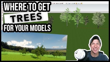 4 PLACES TO GET TREES for your SketchUp Models