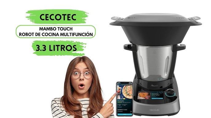 Robot de cocina multifunción Mambo Touch con jarra Habana. 1600 W, 37  funciones, pantalla táctil 