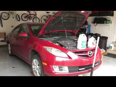 2009 Mazda6 Coolant Change how to video V2 (updated)