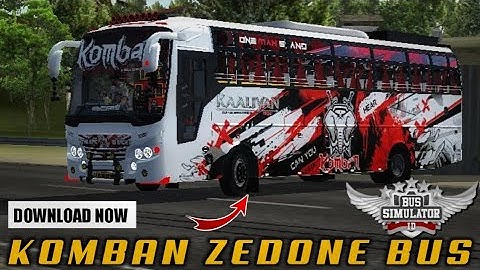 download TK ZED ONE BUS MOD for Bus Simulator Indonesia | bussid v3.6.1 |#bussidmods