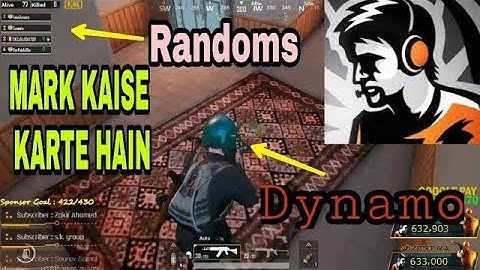 Dynamo playing with randoms | behave like Noobs | funny talking | PUBG