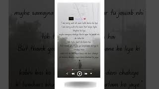 “Kabhi kabhi door hona hi self-respect hota hai…💔”#selfrespect #sad#silentpain#realit #hearttouching