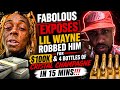 FABOLOUS “LIL WAYNE ROBBED ME FOR $100K AND 4 BOTTLES OF CRISTAL CHAMPAGNE IN 15 MINS!!!”