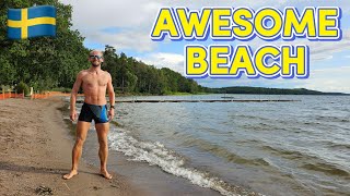 Awesome Beach In Järfälla Kallhällsbadet