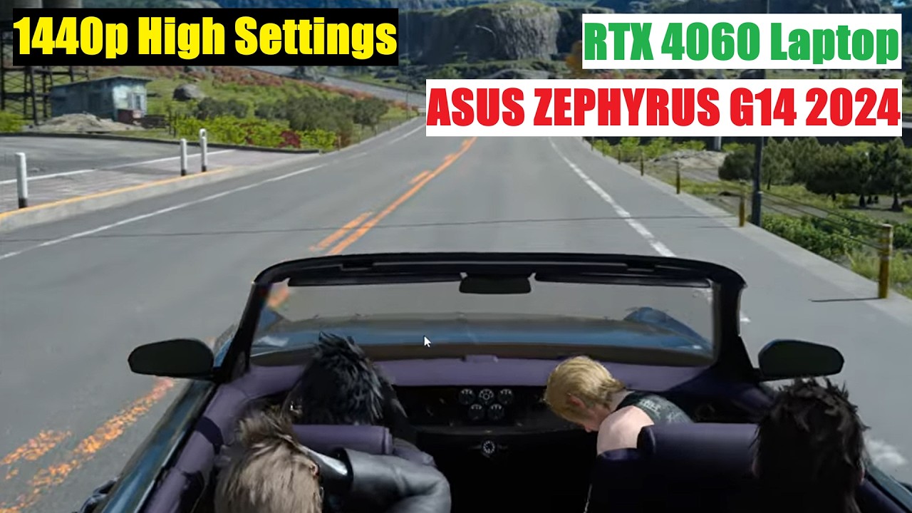 Final Fantasy XV - ASUS ROG Zephyrus G14 2024 - 1440p - RTX 4060 Laptop