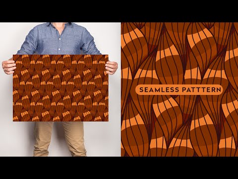 Complex Seamless Vector Pattern Design - Speed Process