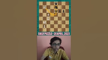 Daily Puzzle- 20 April, 2023 #shorts #chess