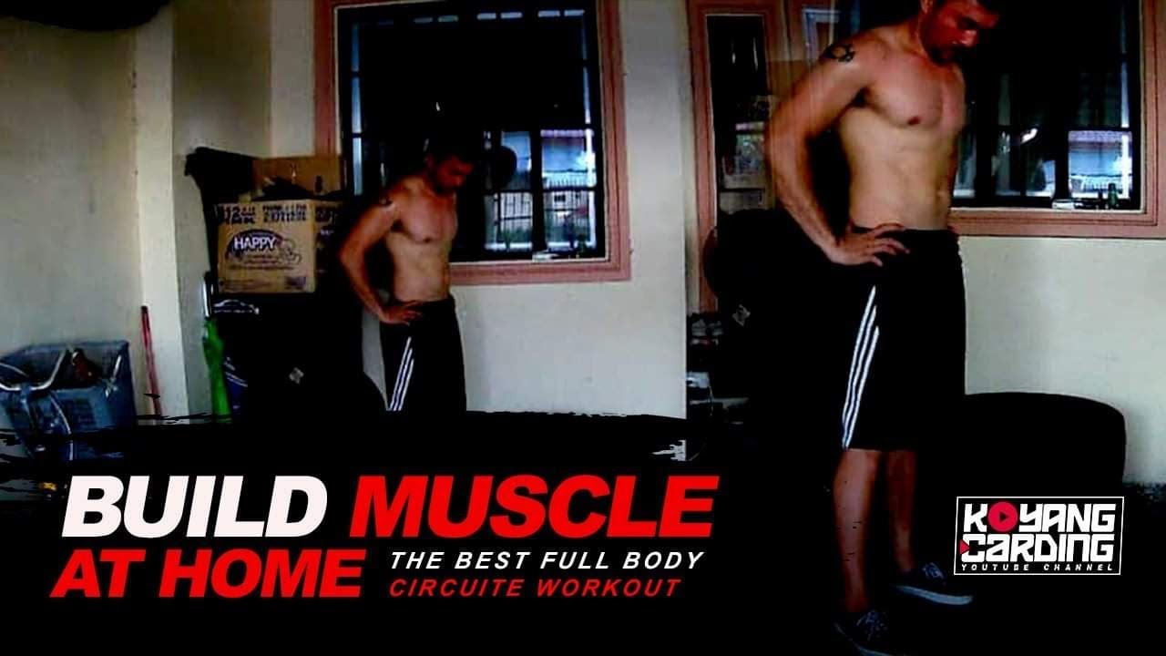 Build Muscle at Home | The Best Full Body Circuite Workout - YouTube