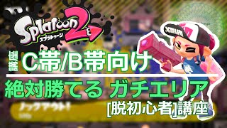 【脱初心者】絶対勝てるガチエリア スプラトゥーン立ち回り解説【C帯/B帯用】