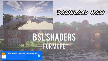 BSL TYPE SHADERS FOR MCPE | IT