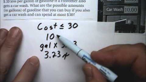 Inequality Story Problem 4 Max Amount to Spend - Tutor Algebra