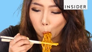 We Tried The Nuclear Fire Noodle Challenge