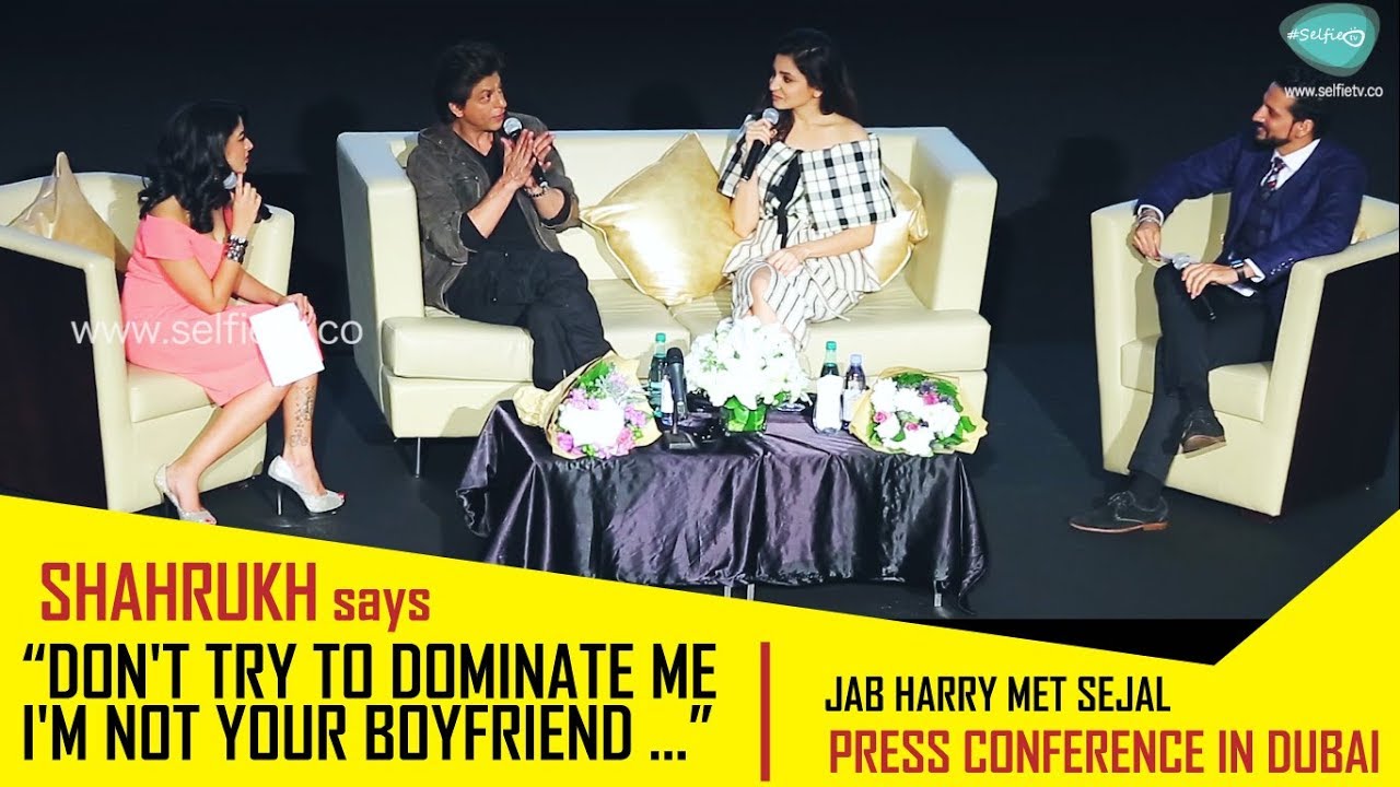 Must Watch this video if you are Shahrukh's fan | press conference of Jab Harry Met Sejal in Dubai